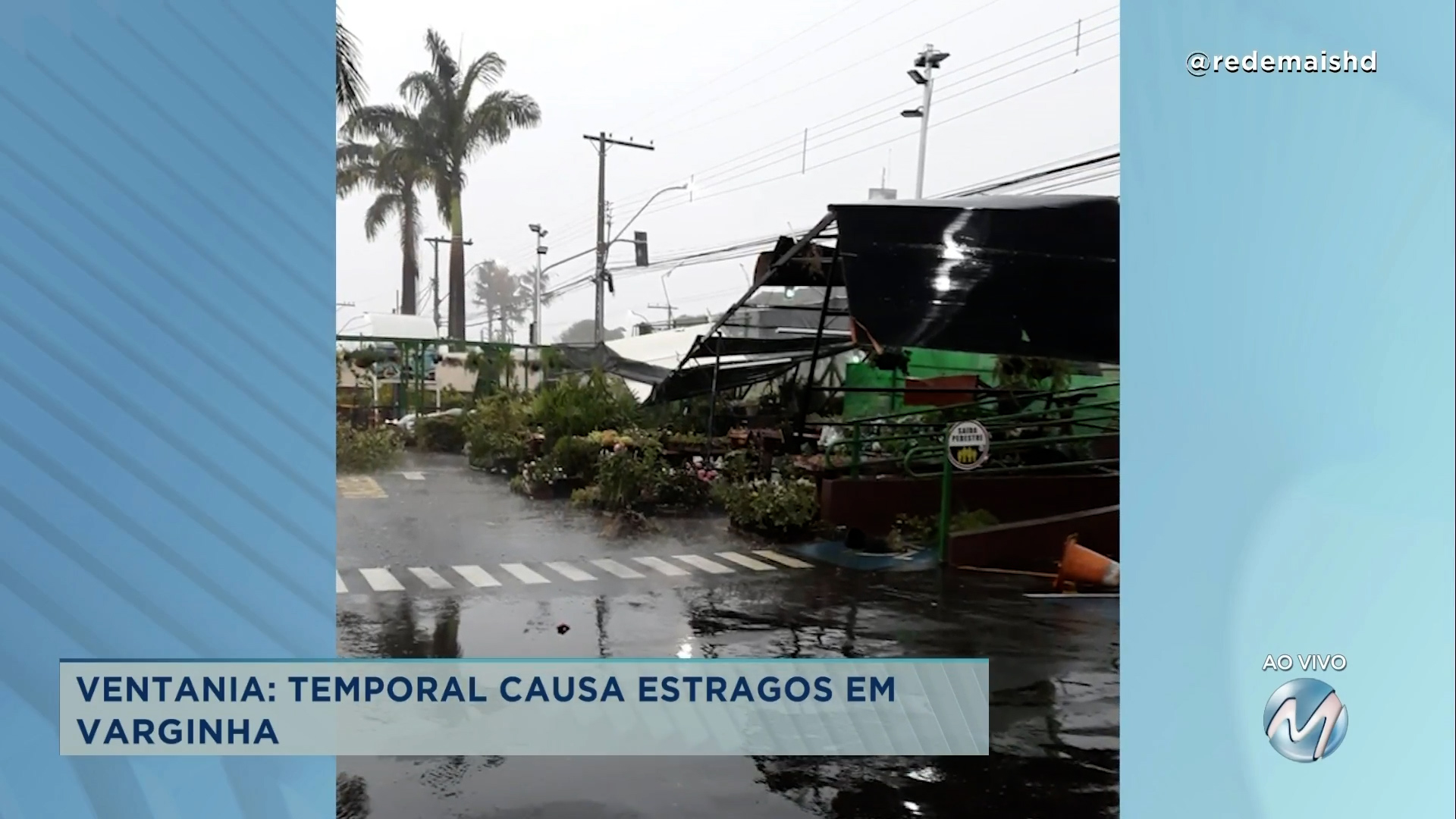 Ventania Temporal Causa Estragos Em Varginha Rede Mais