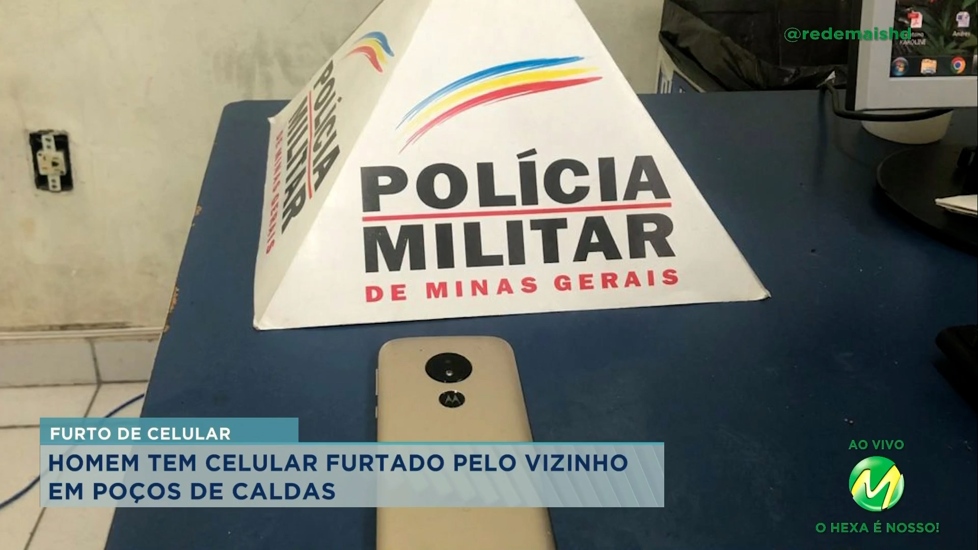 Poços de Caldas homem furta o celular do vizinho Rede Mais