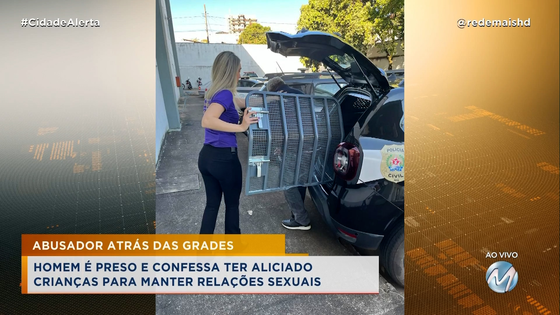 HOMEM É PRESO E CONFESSA TER ALICIADO CRIANÇAS PARA MANTER RELAÇÕES