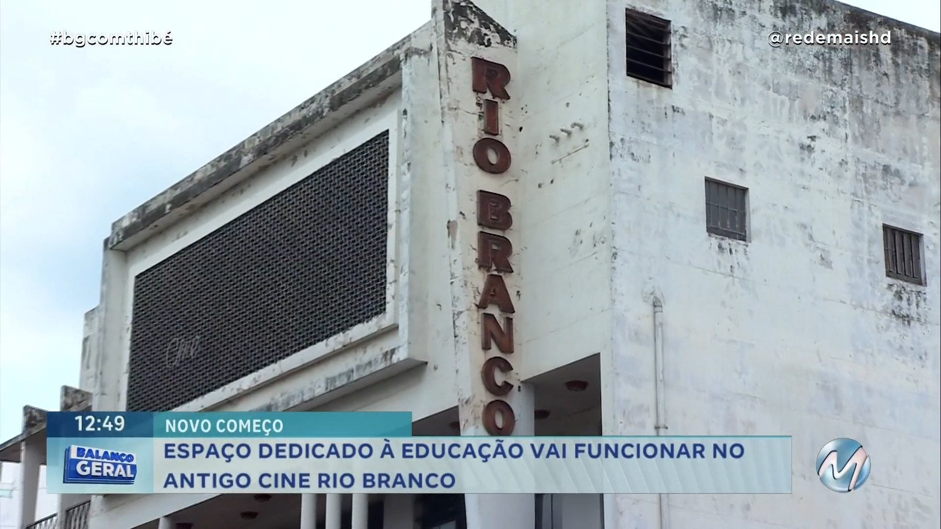 Novo Come O Cine Rio Branco Vai Funcionar Como Espa O Destinado