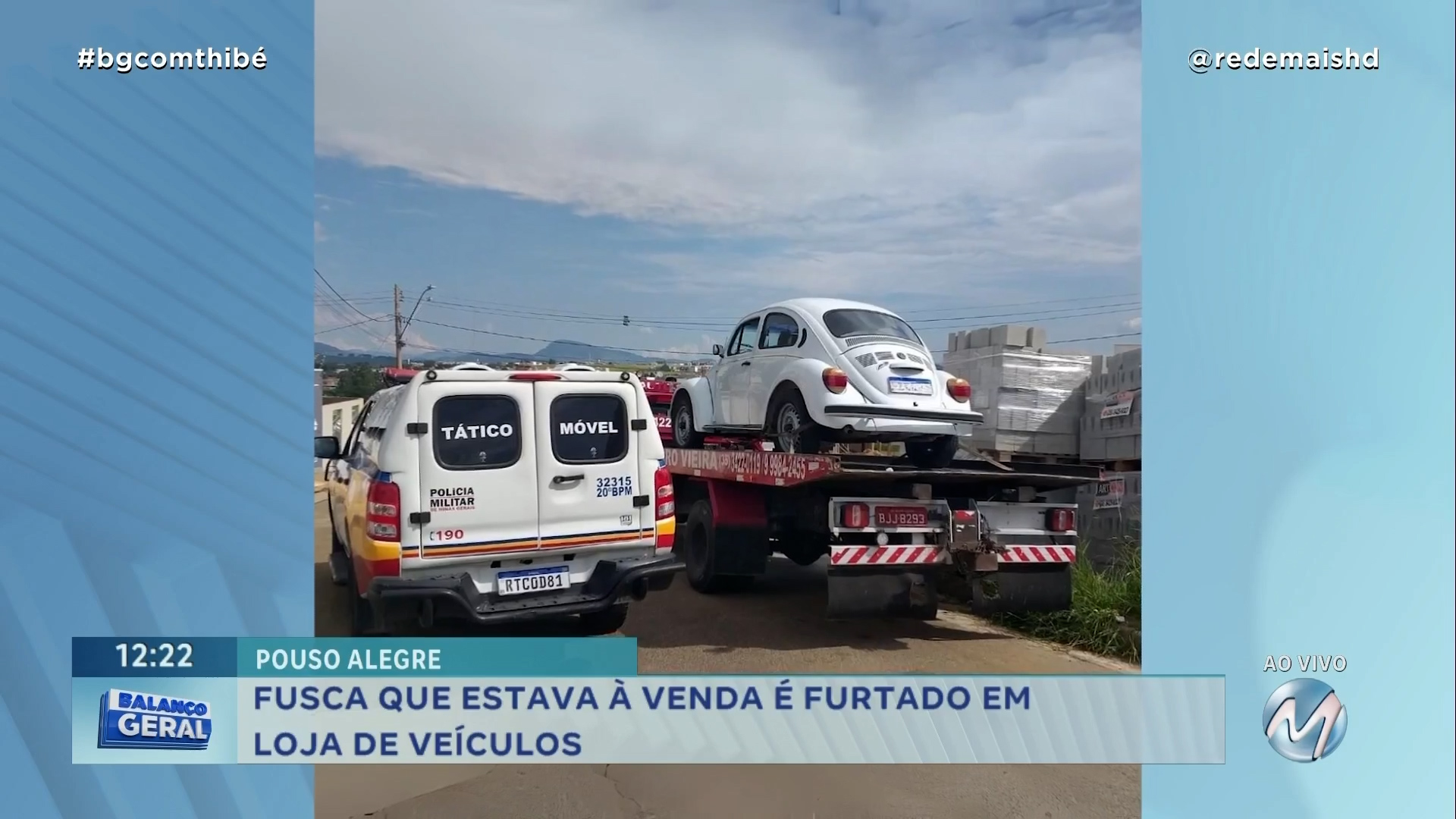 Fusca Que Estava Venda Furtado Em Loja De Ve Culos Rede Mais