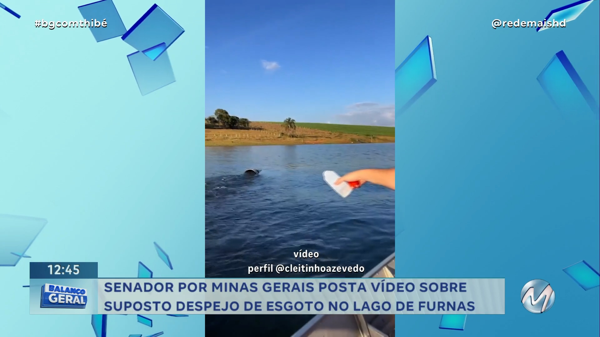 Senador Por Mg Posta V Deo Sobre Suposto Despejo De Esgoto No Lago De