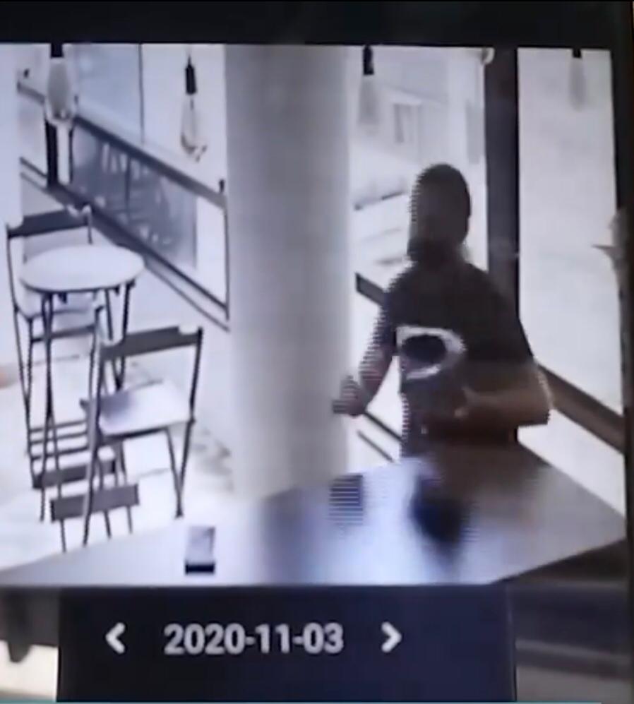 Flagrante: homem furta salão de beleza em Varginha