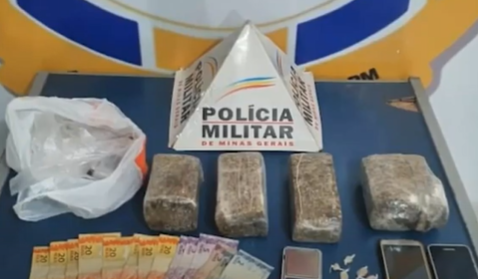 Montes Claros: homem é preso com maconha e cocaína