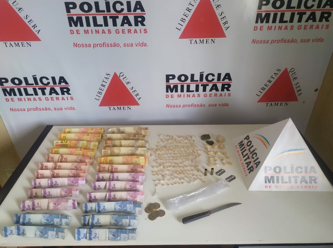 Operação Impacto IV: suspeito de tráfico é preso com drogas em Carmo da Cachoeira