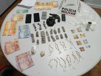 Cambuquira: três presos por tráfico de drogas no bairro Figueira