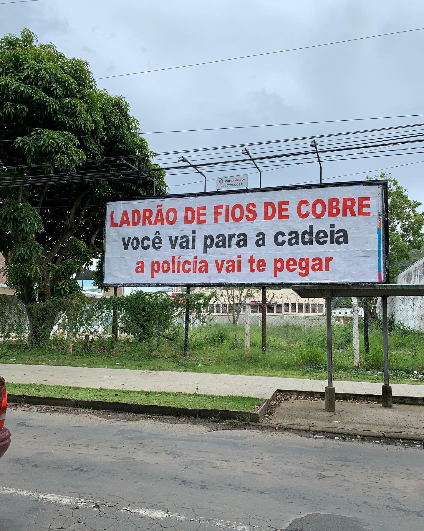 Empresário manda recado para ladrões em Poços de Caldas