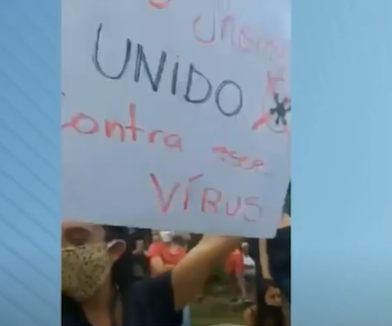 São Tomé das Letras: moradores protestam contra liminar que determina reabertura da cidade