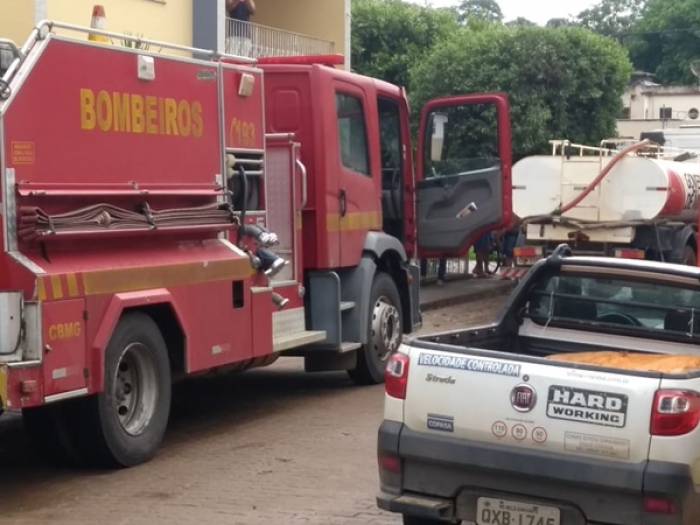 Zona da Mata: fogo na Copasa em Eugenópolis