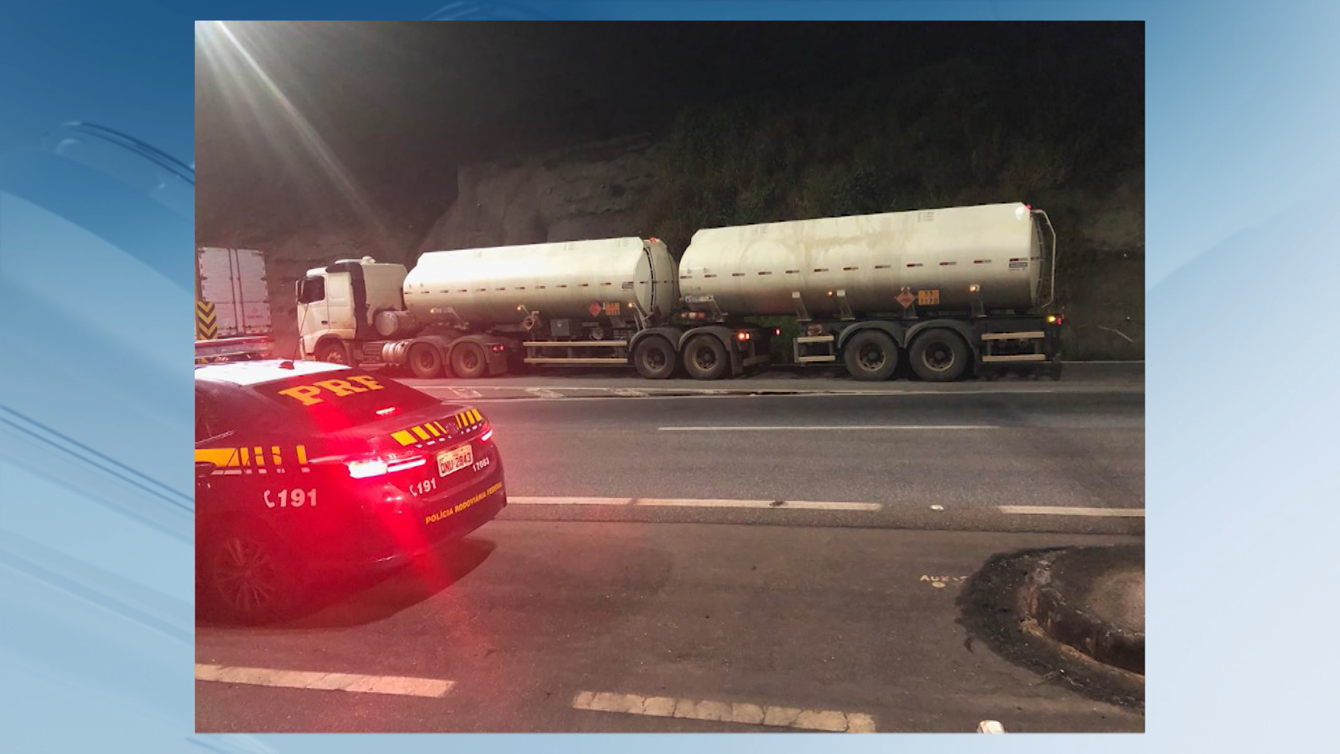 Três Corações: carreta de etanol apreendida