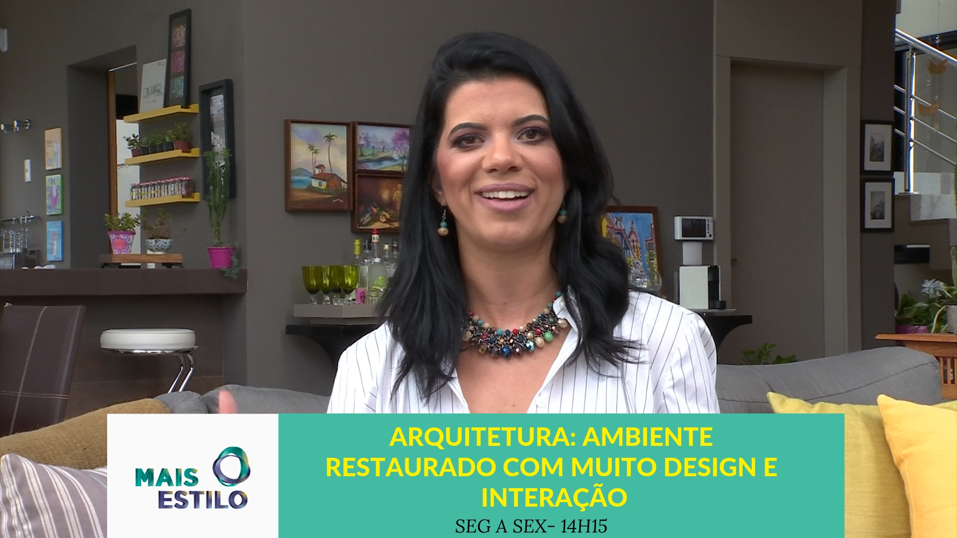 Arquitetura: ambiente restaurado com muito design e interação