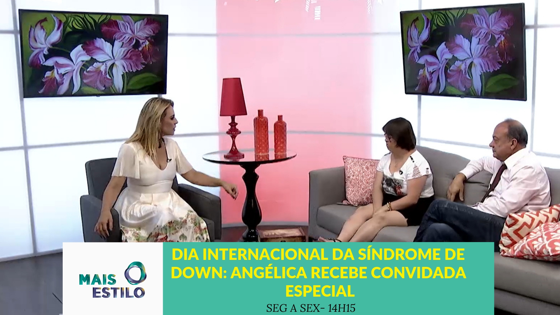 Dia Internacional da Síndrome de Down: Angélica recebe convidada especial