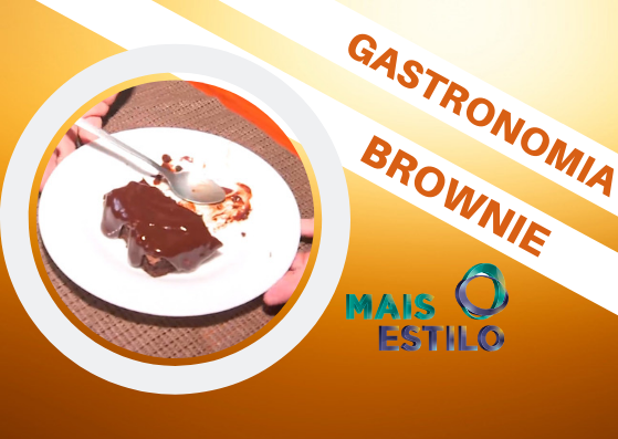 Gastronomia: receita sofisticada de brownie