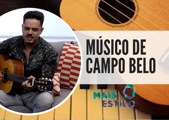Músico de Campo Belo também imita outros cantores