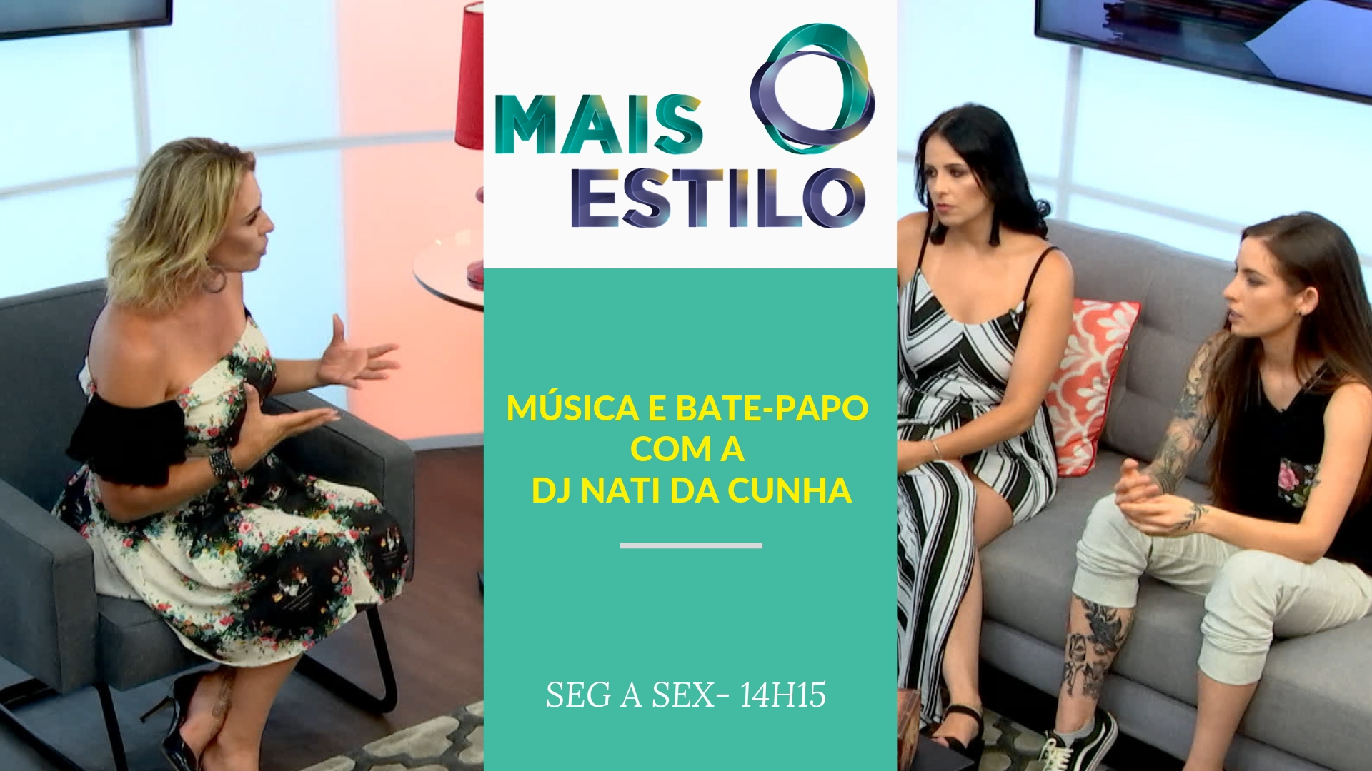 Música e bate-papo com a Dj Nati da Cunha
