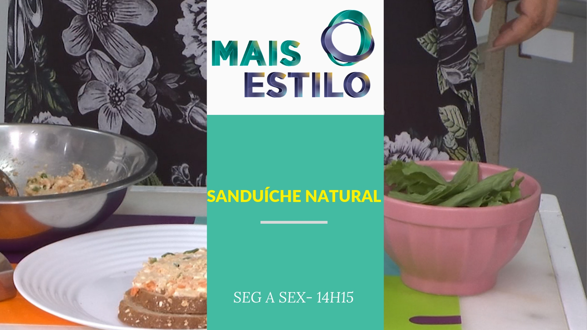 Nutricionista ensina receita de sanduíche natural