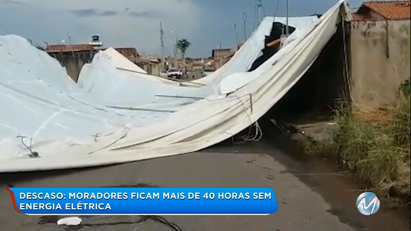 Três Pontas: temporal deixa moradores sem energia elétrica