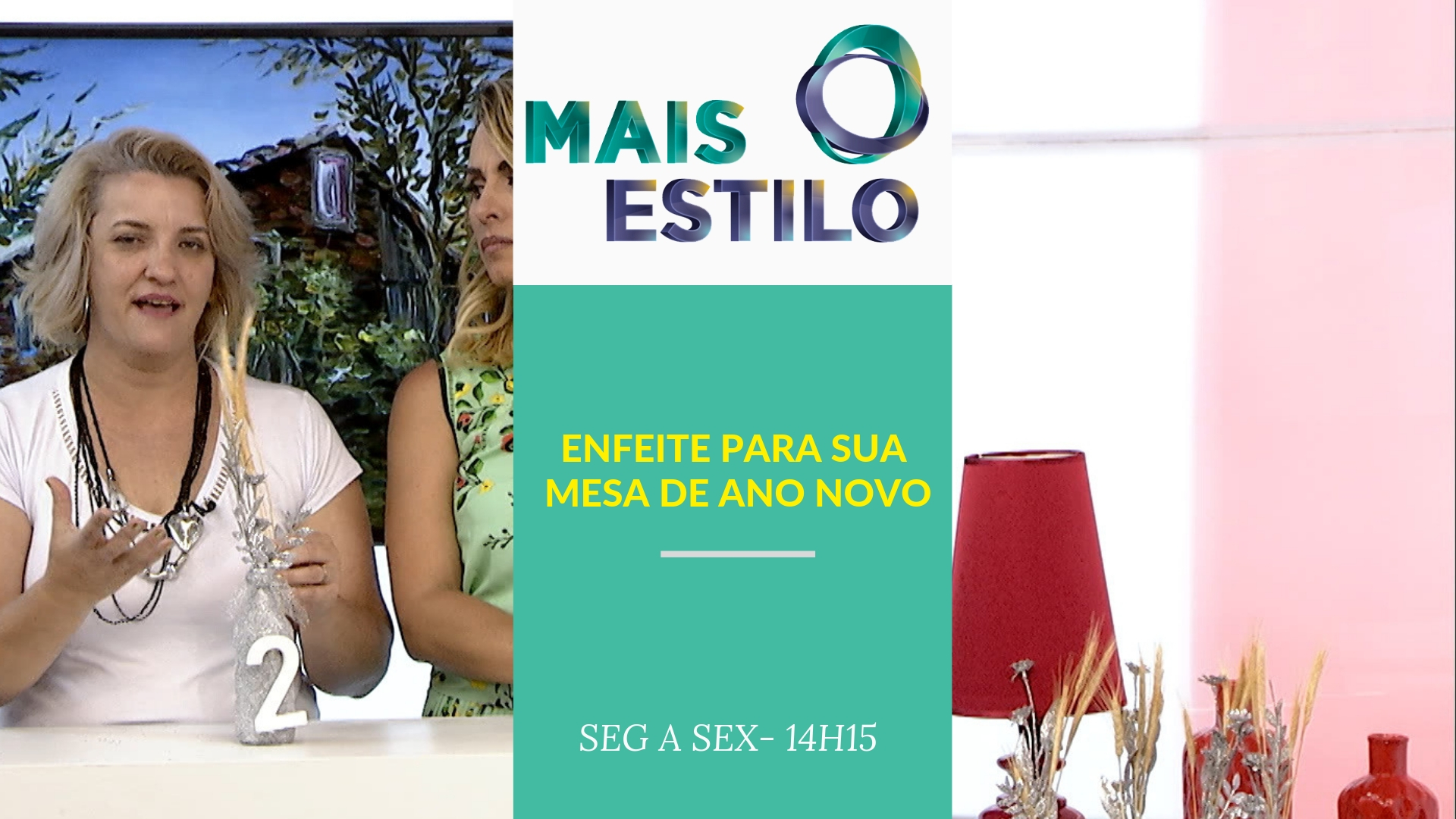 Enfeite para sua mesa de ano novo