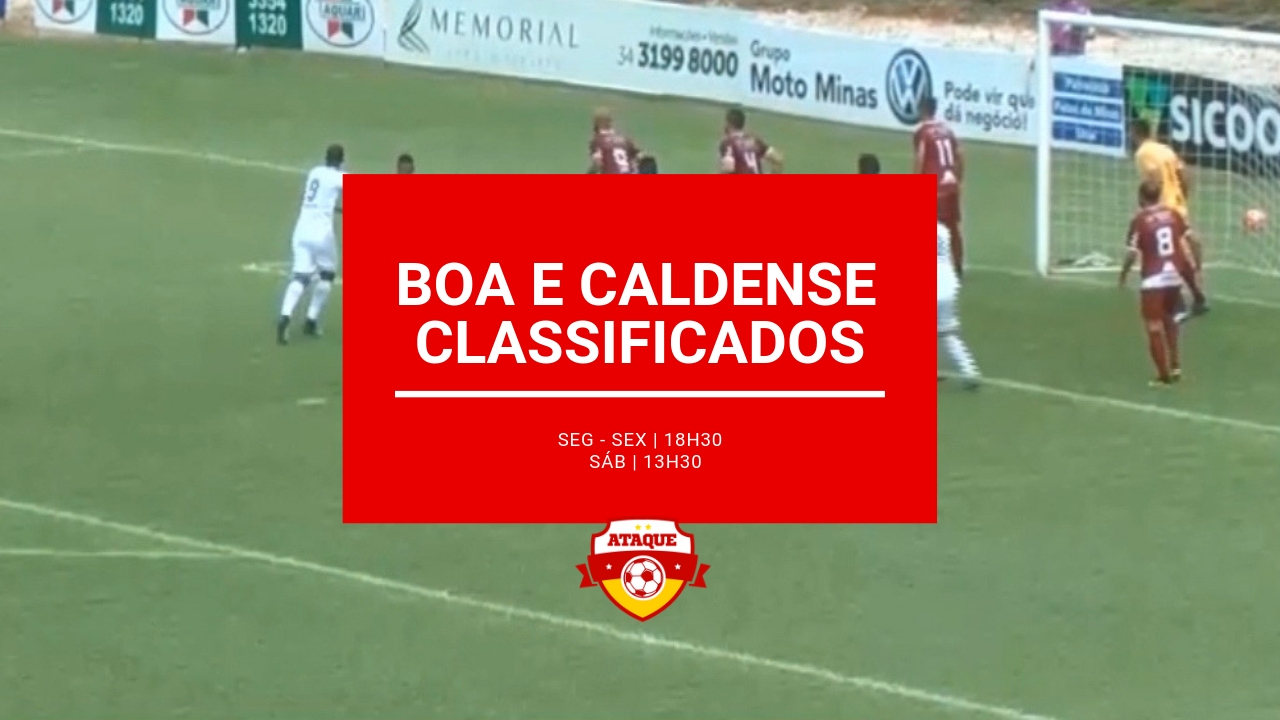 ATAQUE: Boa e Caldense classificados