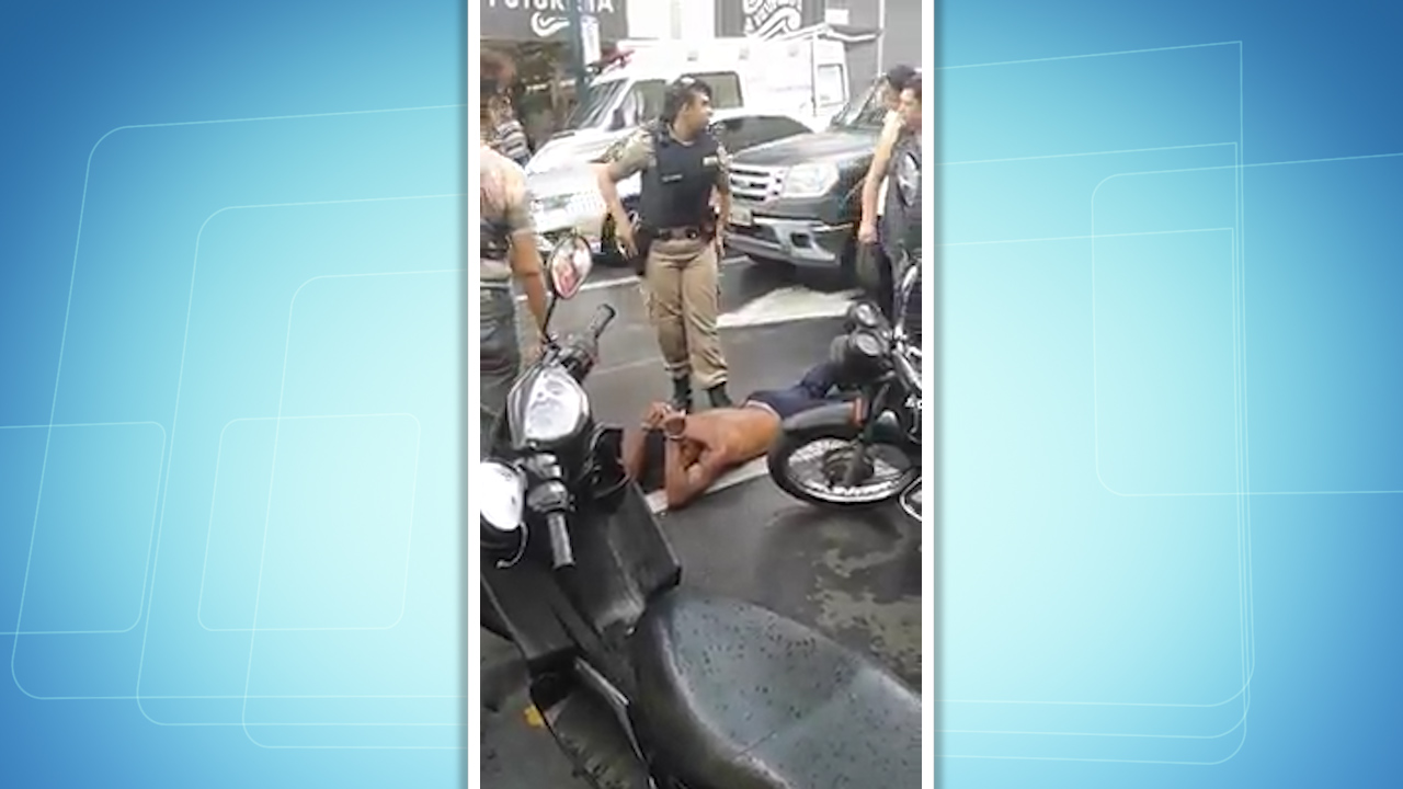 Se deu mal: bandido é pego por populares após roubar escritório