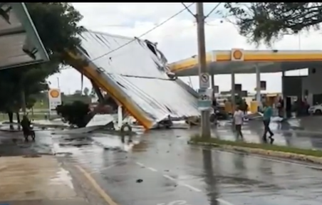 Sul de Minas: chuva assusta moradores em Alfenas
