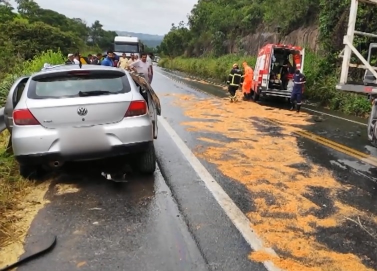 BR-354: DOIS MORREM EM GRAVE ACIDENTE NO SUL DE MINAS