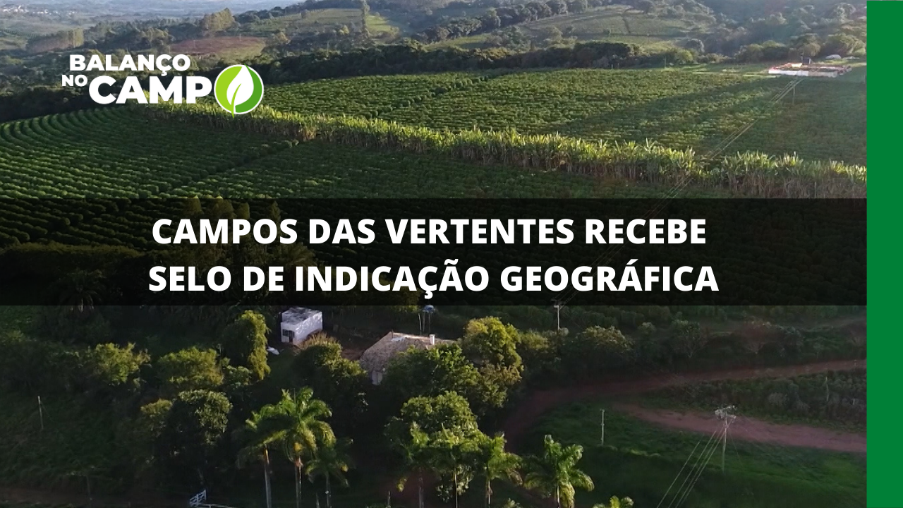 CAMPOS DAS VERTENTES RECEBE SELO DE INDICAÇÃO GEOGRÁFICA