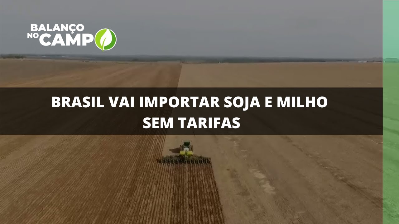 BRASIL VAI IMPORTAR SOJA E MILHOR SEM TARIFAS