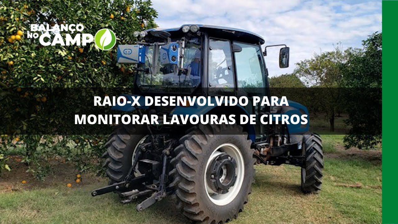 RAIO-X DESENVOLVIDO PARA MONITORAR LAVOURAS DE CITROS