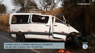 Morre único sobrevivente de acidente na BR-365 e o número de mortes chega a 13