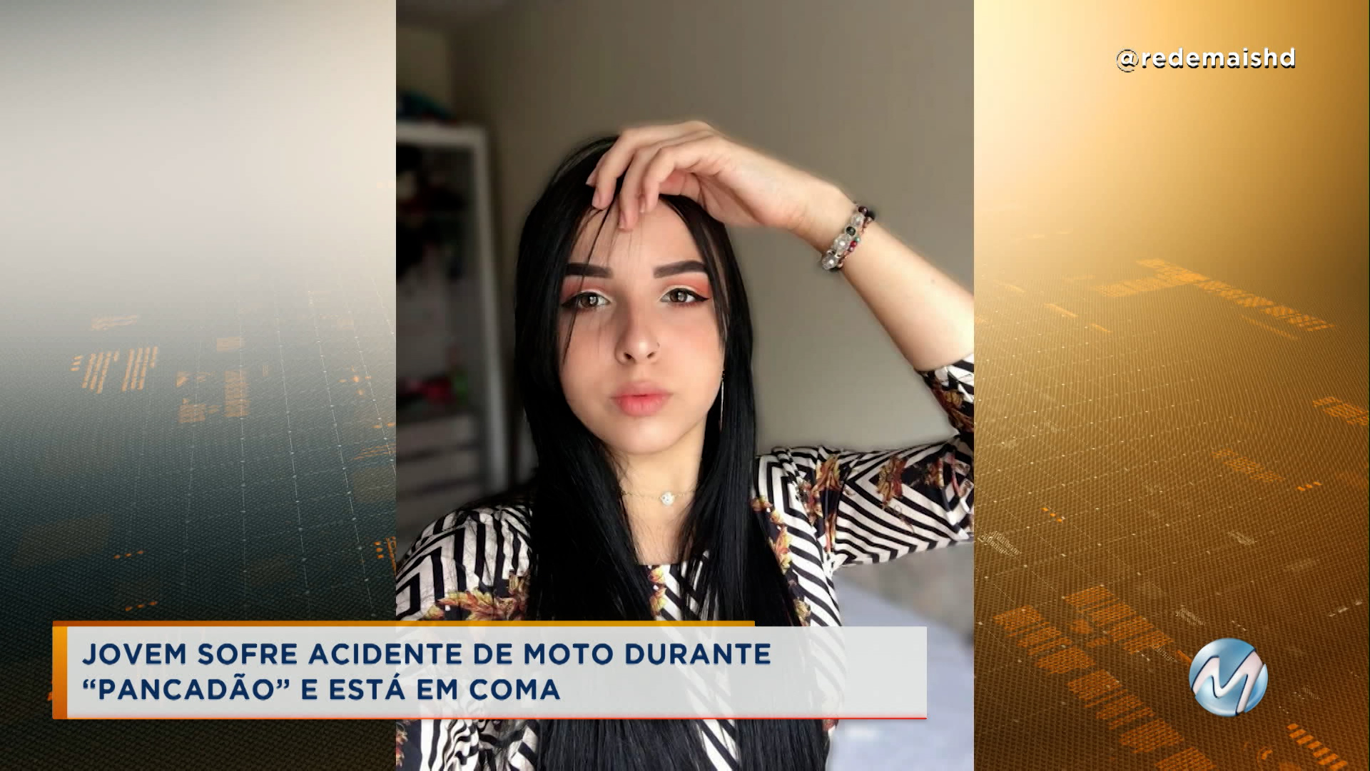 Durante “pancadão”: Jovem sofre acidente de moto e está em estado grave