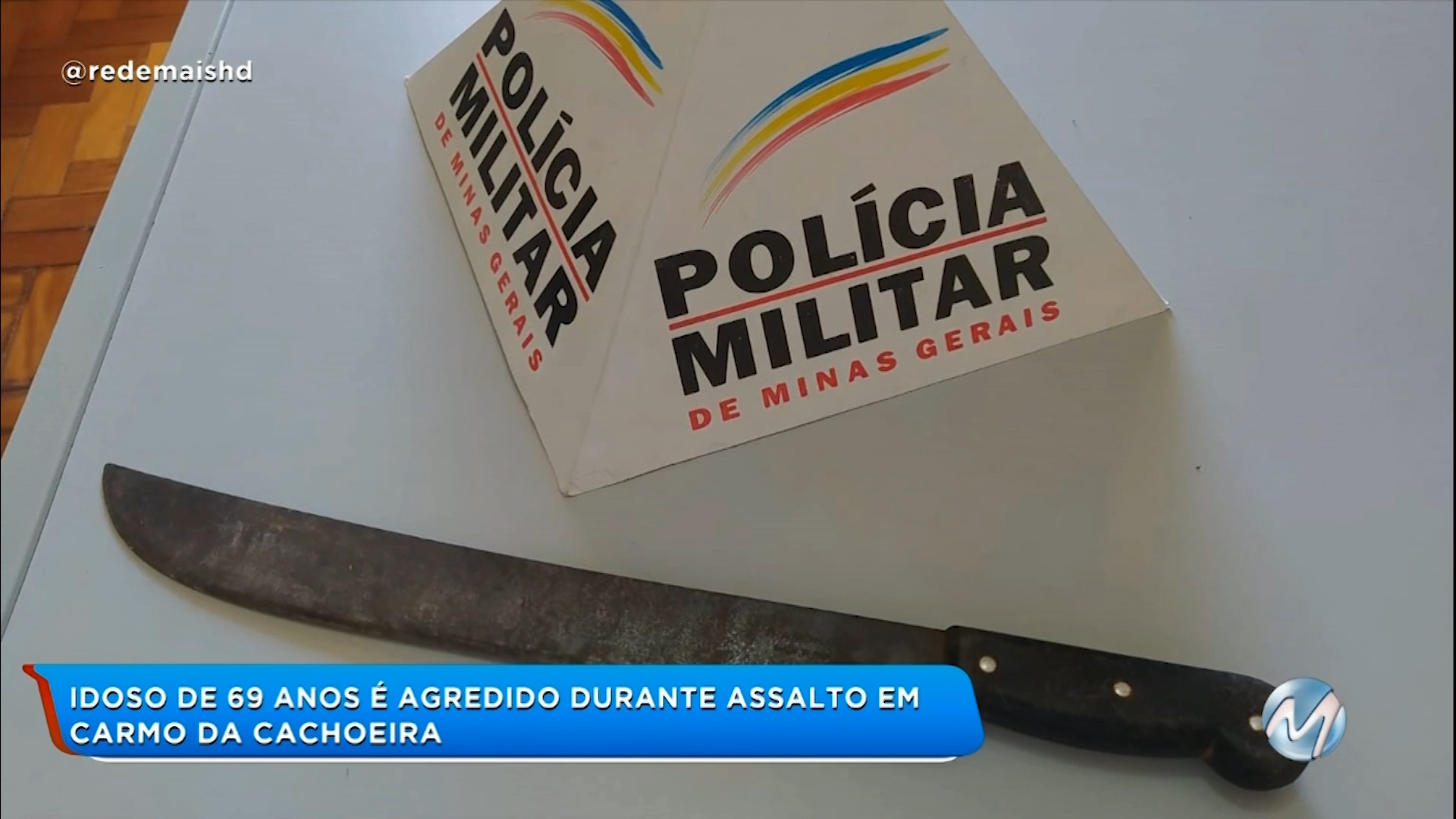 Idoso de 69 anos é agredido com facão durante assalto na zona rural de Carmo da Cachoeira