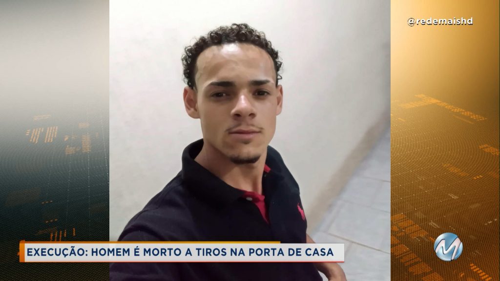 Jovem é assassinado na porta de casa em Machado