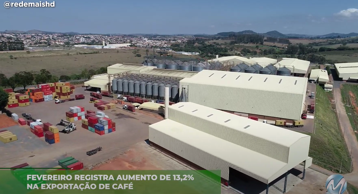 FEVEREIRO REGISTRA AUMENTO DE 13,2% NA EXPORTAÇÃO DE CAFÉ