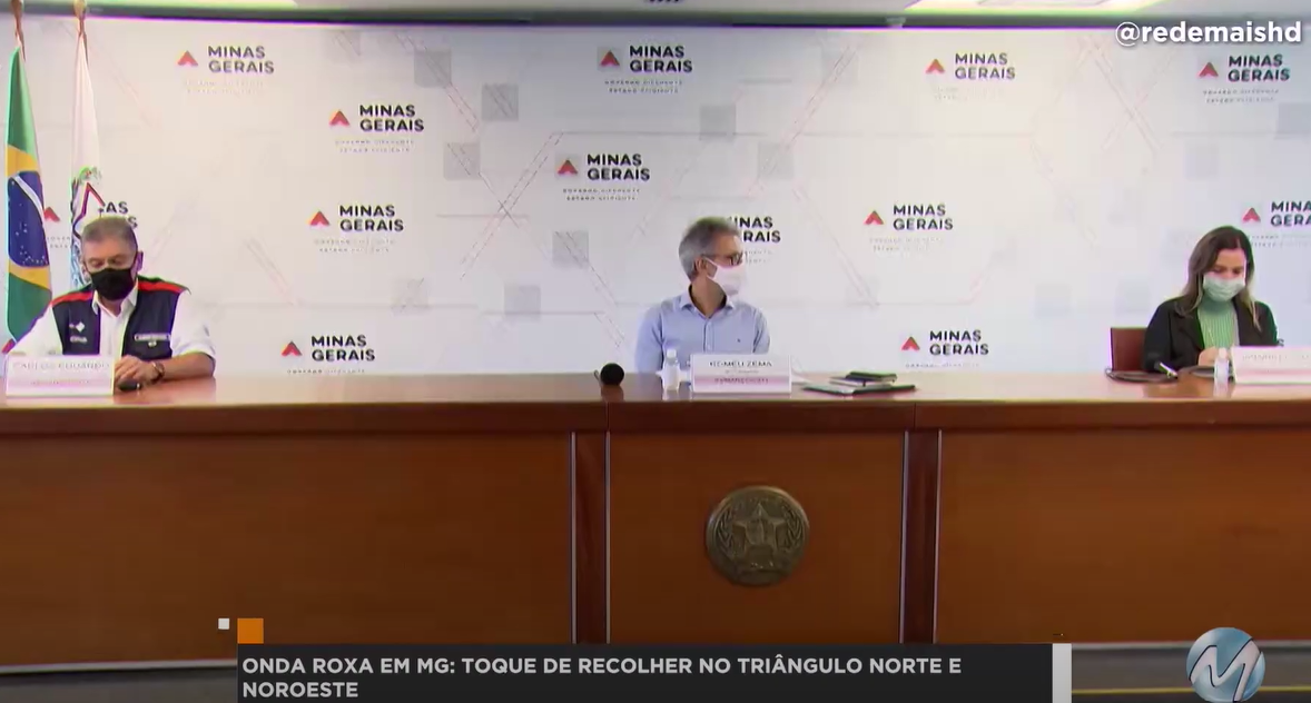 ONDA ROXA EM MG: TOQUE DE RECOLHER NO TRIÂNGULO DO NORTE E NOROESTE