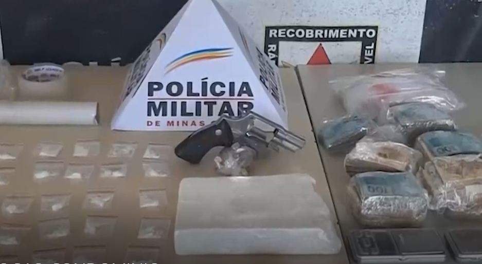 Drogas no condomínio: suspeito de tráfico de drogas é detido em Pouso Alegre