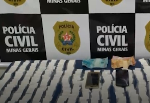 Tráfico em Campo Belo: 531 papelotes de cocaína apreendidos pela Polícia Civil