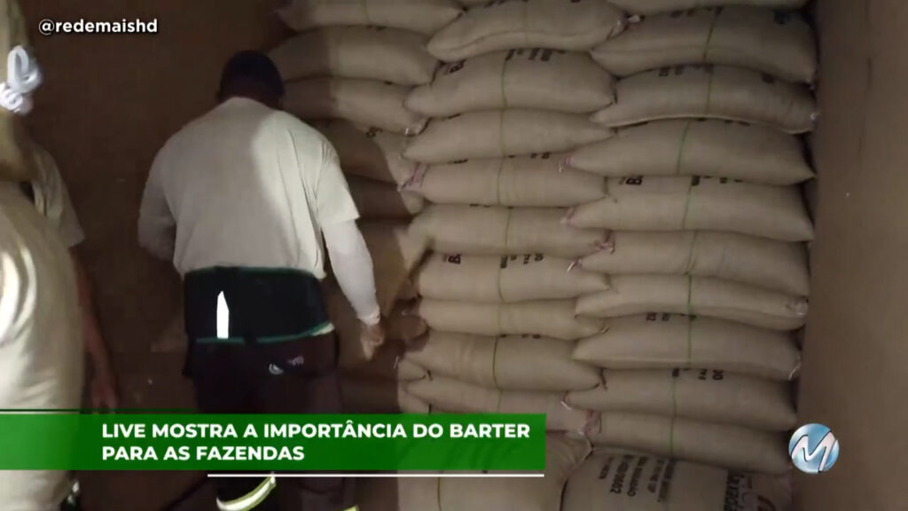 Trocas por sacas de café: Live mostra importância do “Barter” para as fazendas.