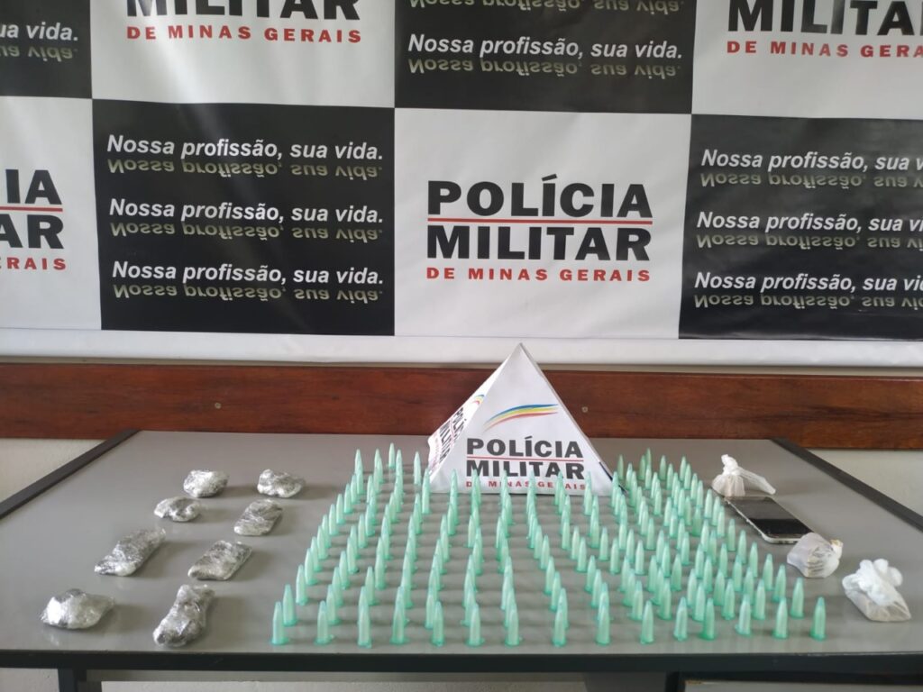 Três Pontas: Polícia Militar apreende drogas escondidas em residência