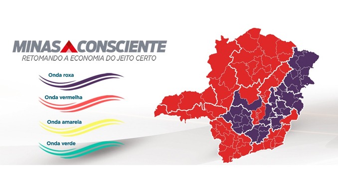 R+: 70% de Minas evolui para “Onda Vermelha”