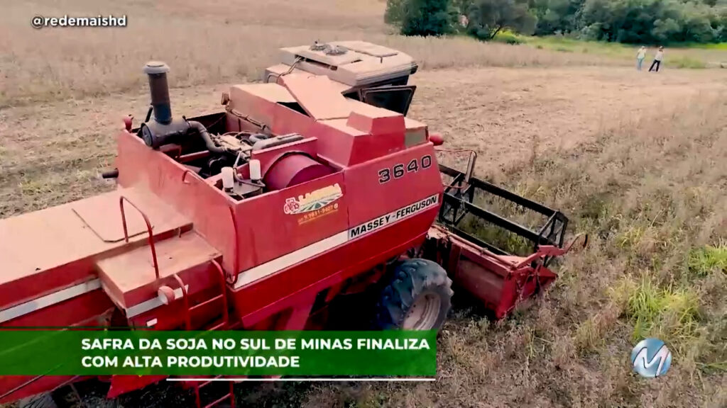 Safra da soja no Sul de Minas finaliza com alta produtividade