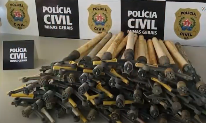 Materiais furtados são encontrados pela polícia em Andradas