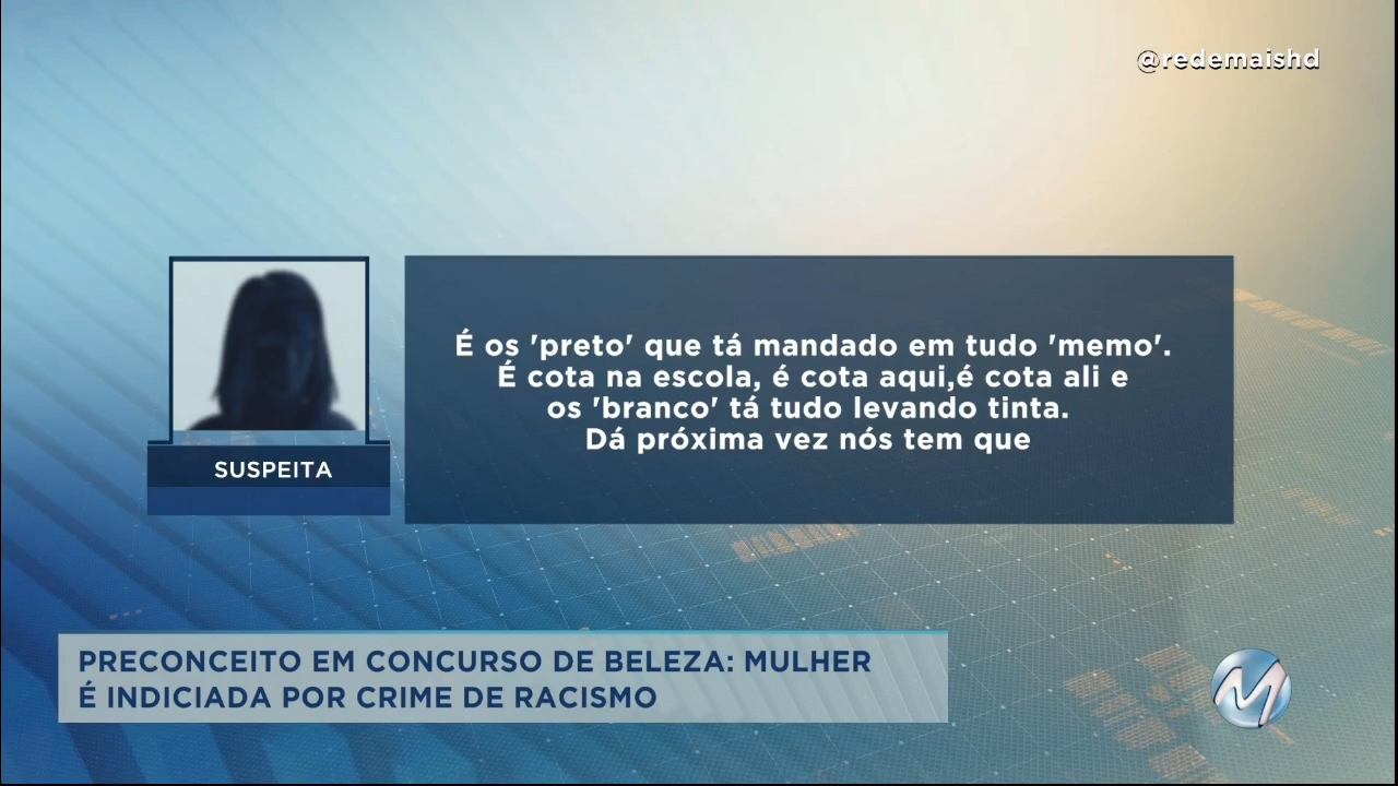 Preconceito em concurso de beleza: mulher é indiciada por crime de racismo