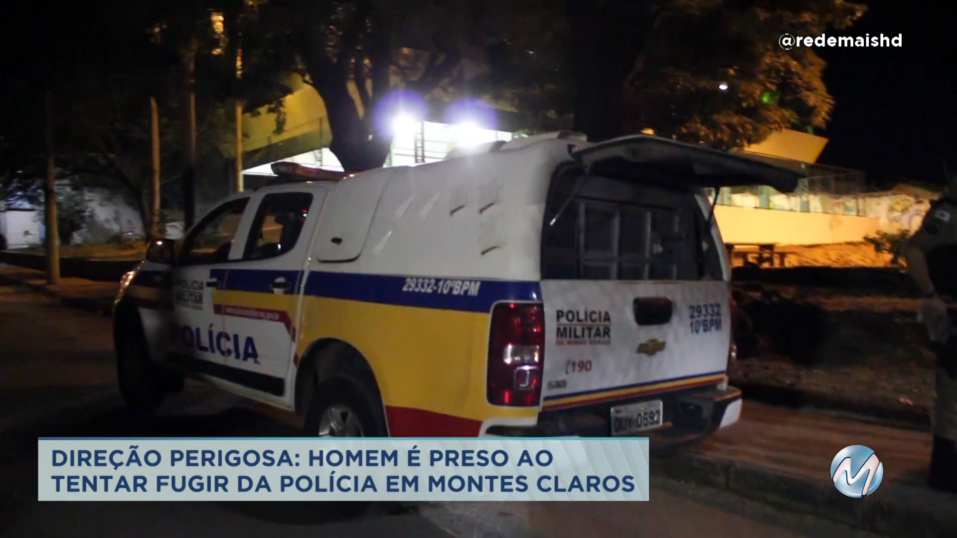 Direção perigosa: homem é preso ao tentar fugir da polícia em Montes Claros