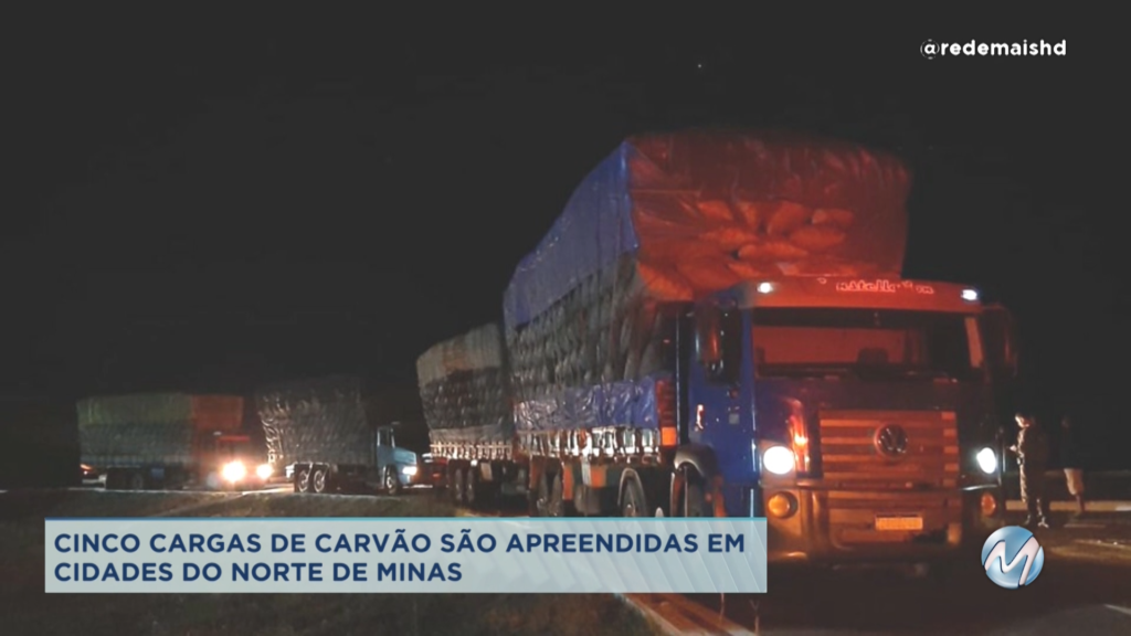 Cargas de carvão são apreendidas no Norte de Minas