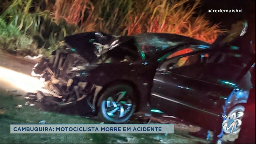 Cambuquira: motociclista morre em acidente