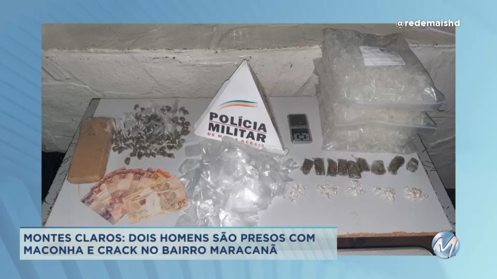 Montes Claros: drogas são apreendidas com dois suspeitos