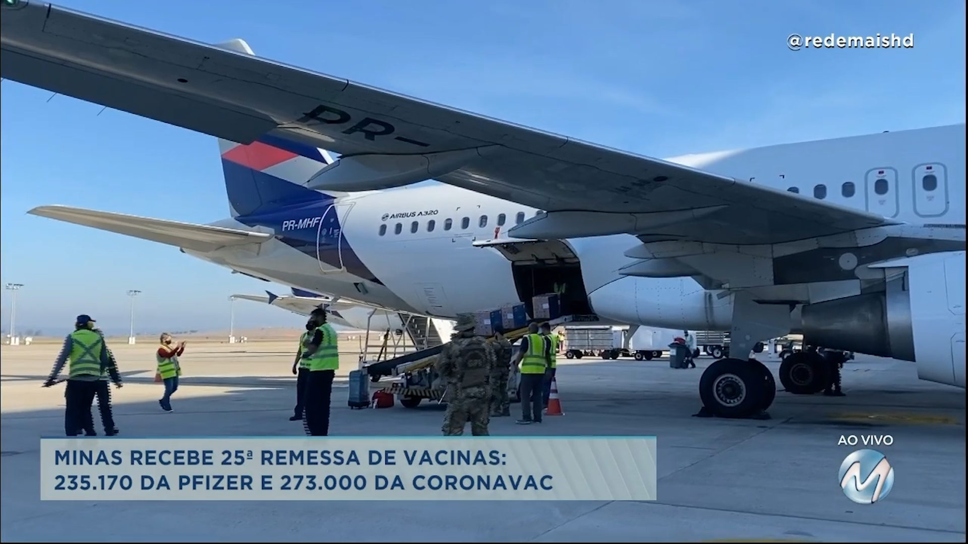 Vacina contra a Covid-19: Minas Gerais recebe 25º lote