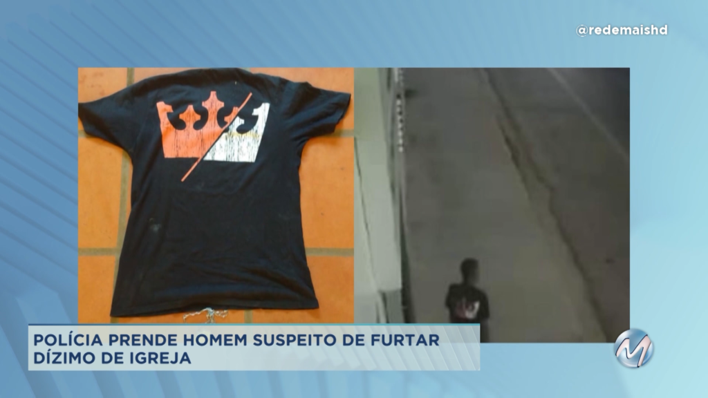 Norte de Minas: polícia prende homem suspeito de furtar dízimo de igreja