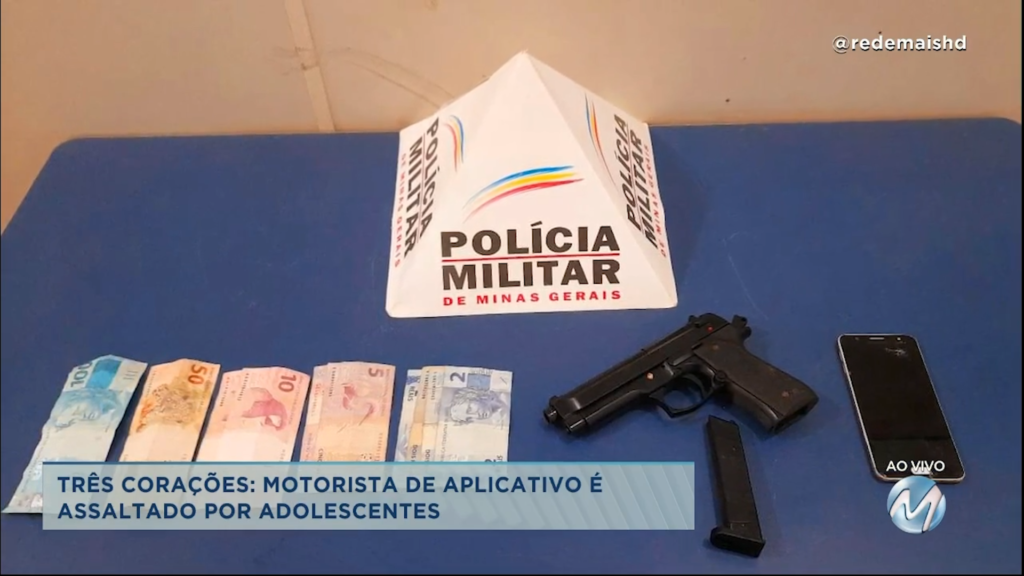 Sul de Minas: motorista de aplicativo é assaltado por adolescentes